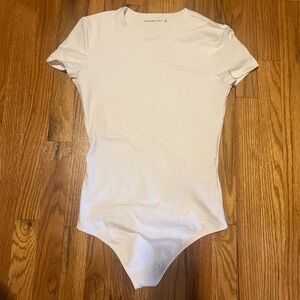 White Abercrombie bodysuit